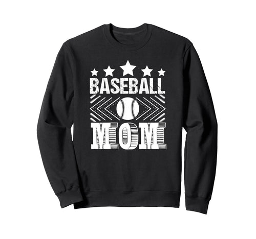 Baseball Mom Love Family Sports Sweatshirt - Minimalist Print for Adults - T-Shirt, Sweatshirt, Hoodie