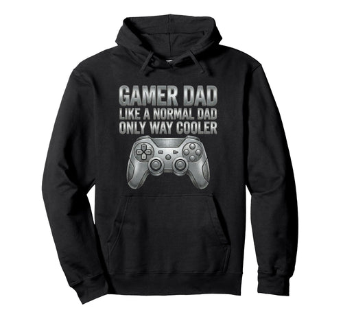 Gamer Dad Game Controller Funny Husband Hoodie - Graphic Print for Adults - T-Shirt, Sweatshirt, Hoodie