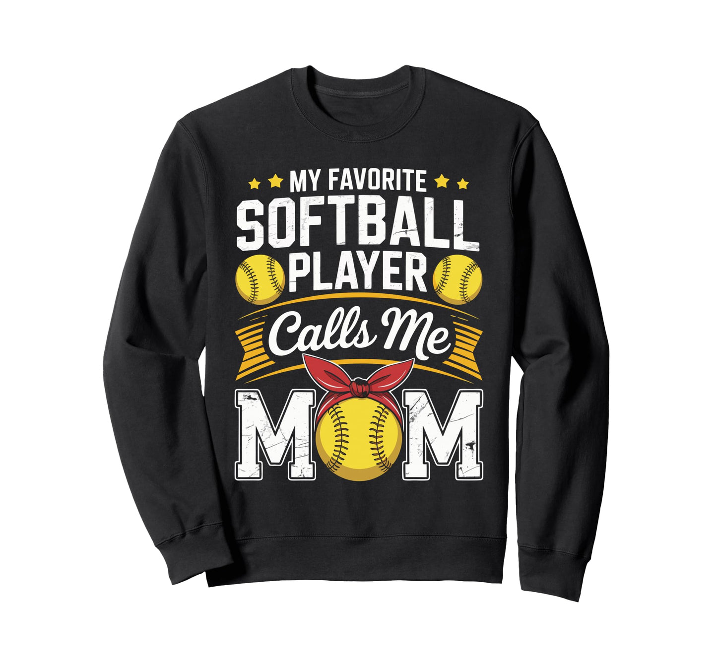 My Favorite Softball Player Calls Sweatshirt - Aesthetic Graphic Men Women - T-Shirt, Sweatshirt, Hoodie