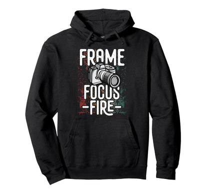 Photo Camera Photographer Flash People Hoodie - Fun Novelty Design Unisex - T-Shirt, Sweatshirt, Hoodie