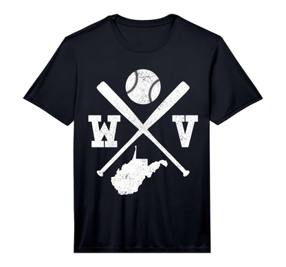 Mens Wv Usa State Baseball T-Shirt - Casual Everyday Wear for Adults - T-Shirt, Sweatshirt, Hoodie