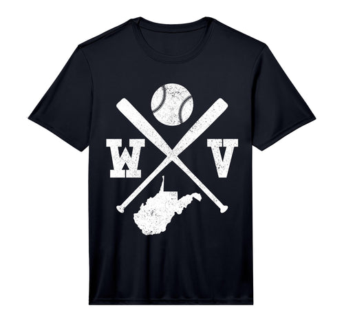 Mens Wv Usa State Baseball T-Shirt - Casual Everyday Wear for Adults - T-Shirt, Sweatshirt, Hoodie
