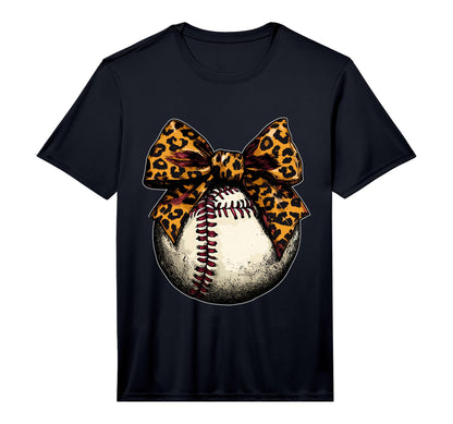 Baseball Coquette Bow Baseball Game T-Shirt - Aesthetic Graphic Men Women - T-Shirt, Sweatshirt, Hoodie