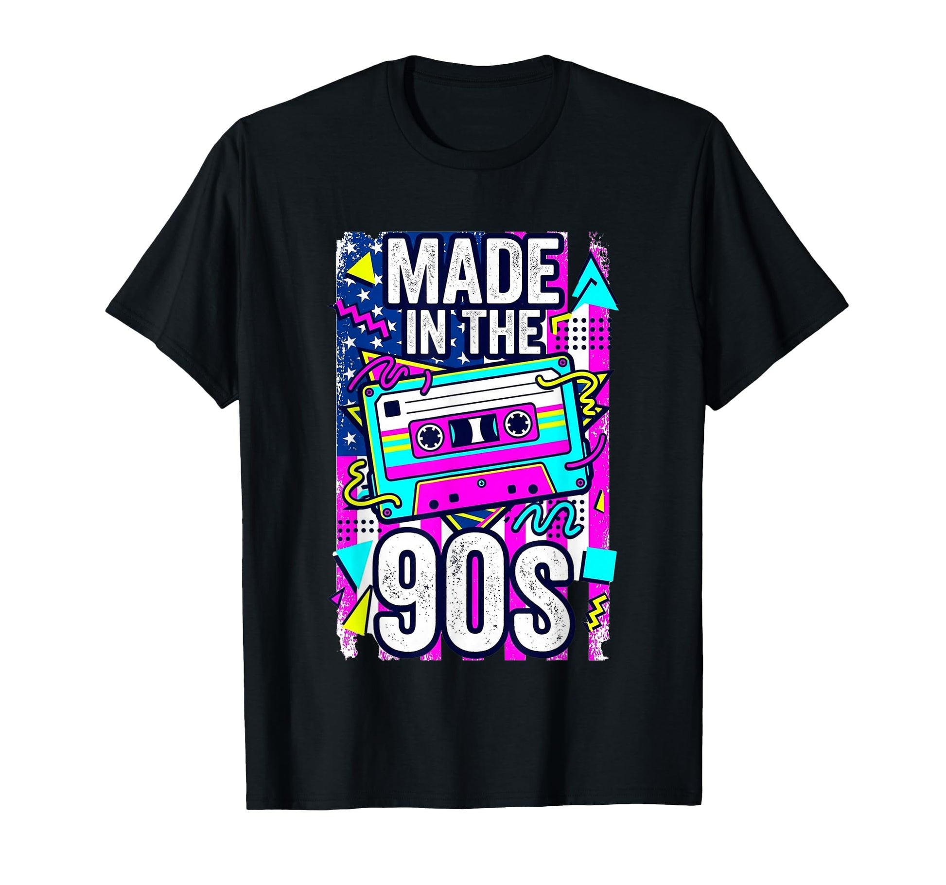 90S Cassette Tape Geometric Grunge T-Shirt - Minimalist Print Men Women - T-Shirt, Sweatshirt, Hoodie