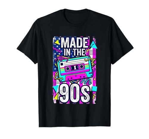 90S Cassette Tape Geometric Grunge T-Shirt - Minimalist Print Men Women - T-Shirt, Sweatshirt, Hoodie