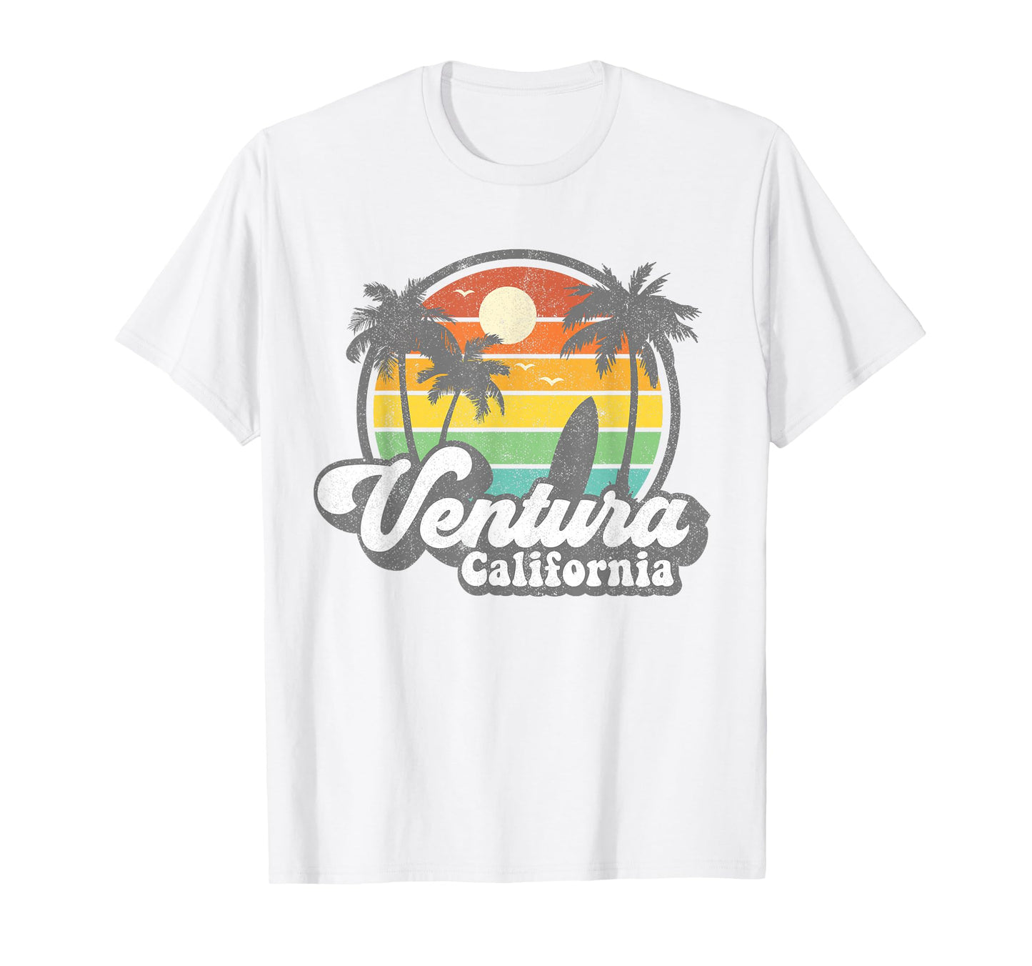 Ventura Beach California Ca Surfing Surf T-Shirt - Novelty Apparel Unisex - T-Shirt, Sweatshirt, Hoodie