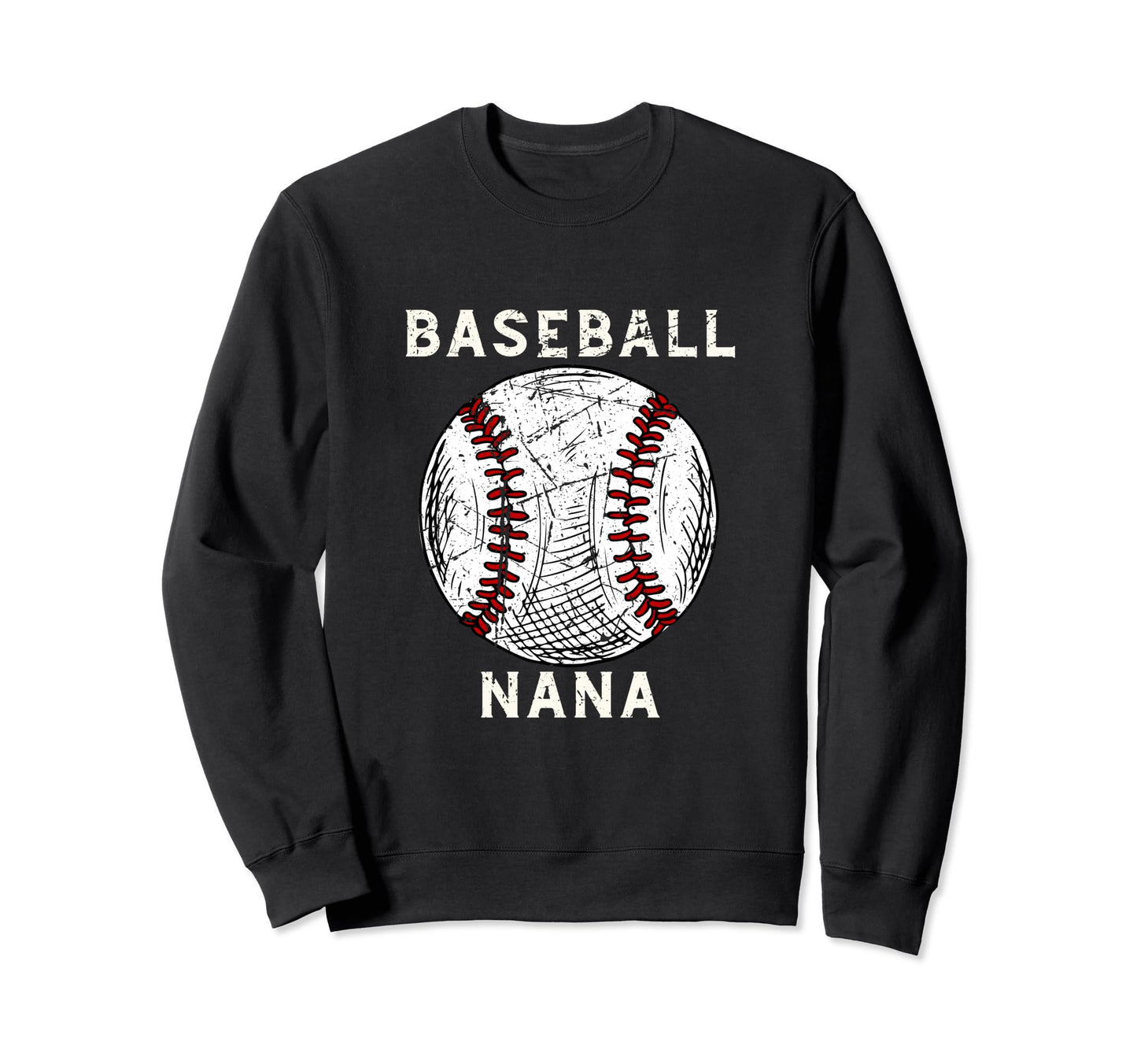 Baseball Nana Sports Baseball Player Sweatshirt - Graphic Print for Adults - T-Shirt, Sweatshirt, Hoodie