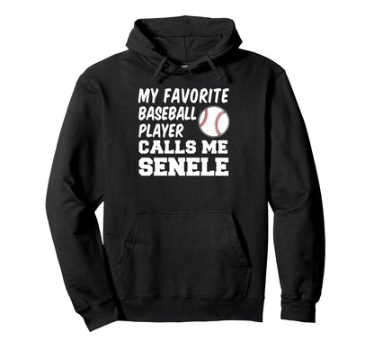 Favorite Baseball Player Calls Me Hoodie - Streetwear Style Men Women - T-Shirt, Sweatshirt, Hoodie
