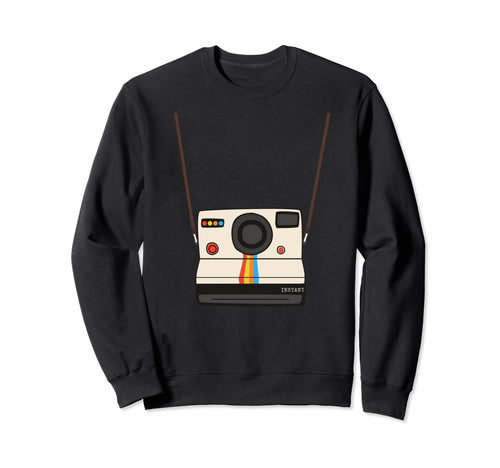 Instant Camera Neck Strap Funny Sweatshirt - Novelty Apparel for Adults - T-Shirt, Sweatshirt, Hoodie