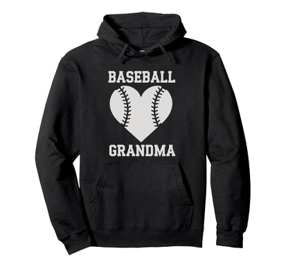 Grandmother Baseball Grandma Hoodie - Minimalist Print Men Women - T-Shirt, Sweatshirt, Hoodie