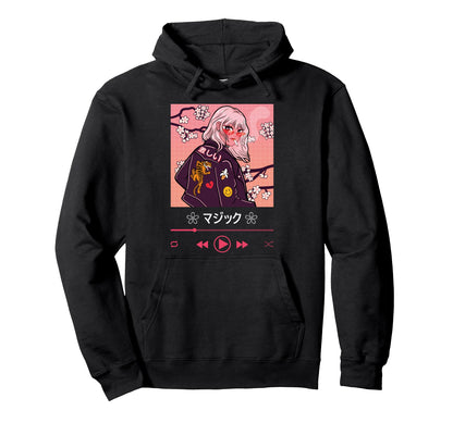 Vaporwave Aesthetic Anime Japanese Hoodie - Streetwear Style for Adults - T-Shirt, Sweatshirt, Hoodie