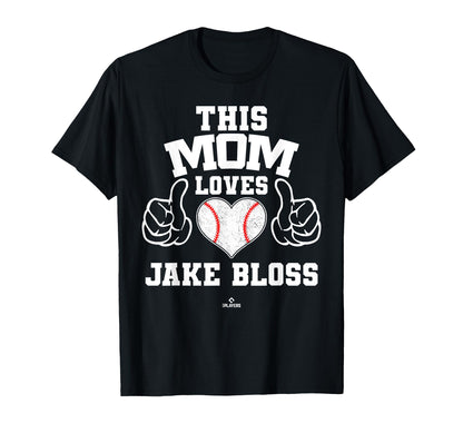 This Mom Loves Jake Bloss Prospect T-Shirt - Custom Art Print for Adults - T-Shirt, Sweatshirt, Hoodie