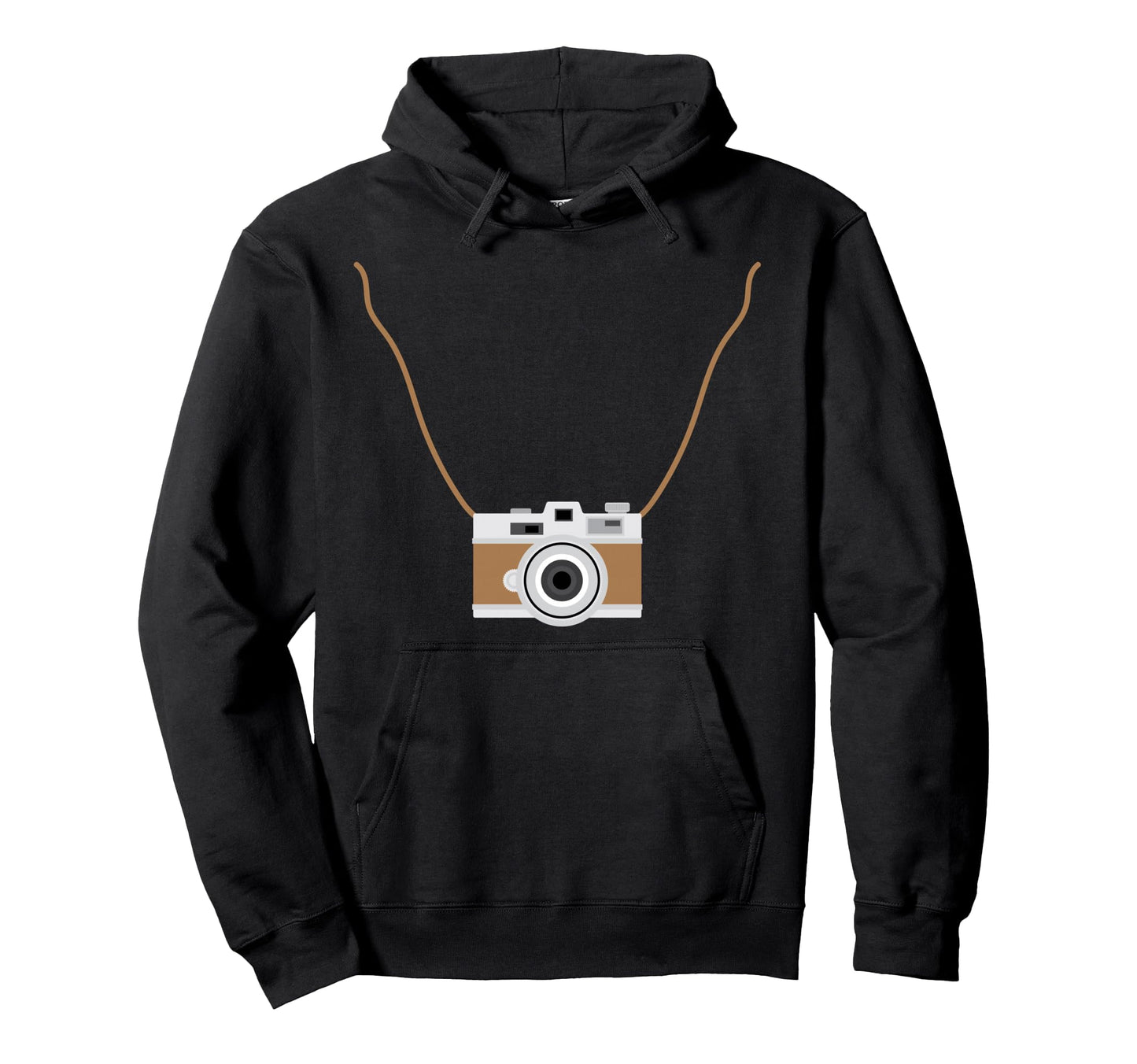 Photography Camera Necklace Photographer Hoodie - Trendy Graphic Men Women - T-Shirt, Sweatshirt, Hoodie
