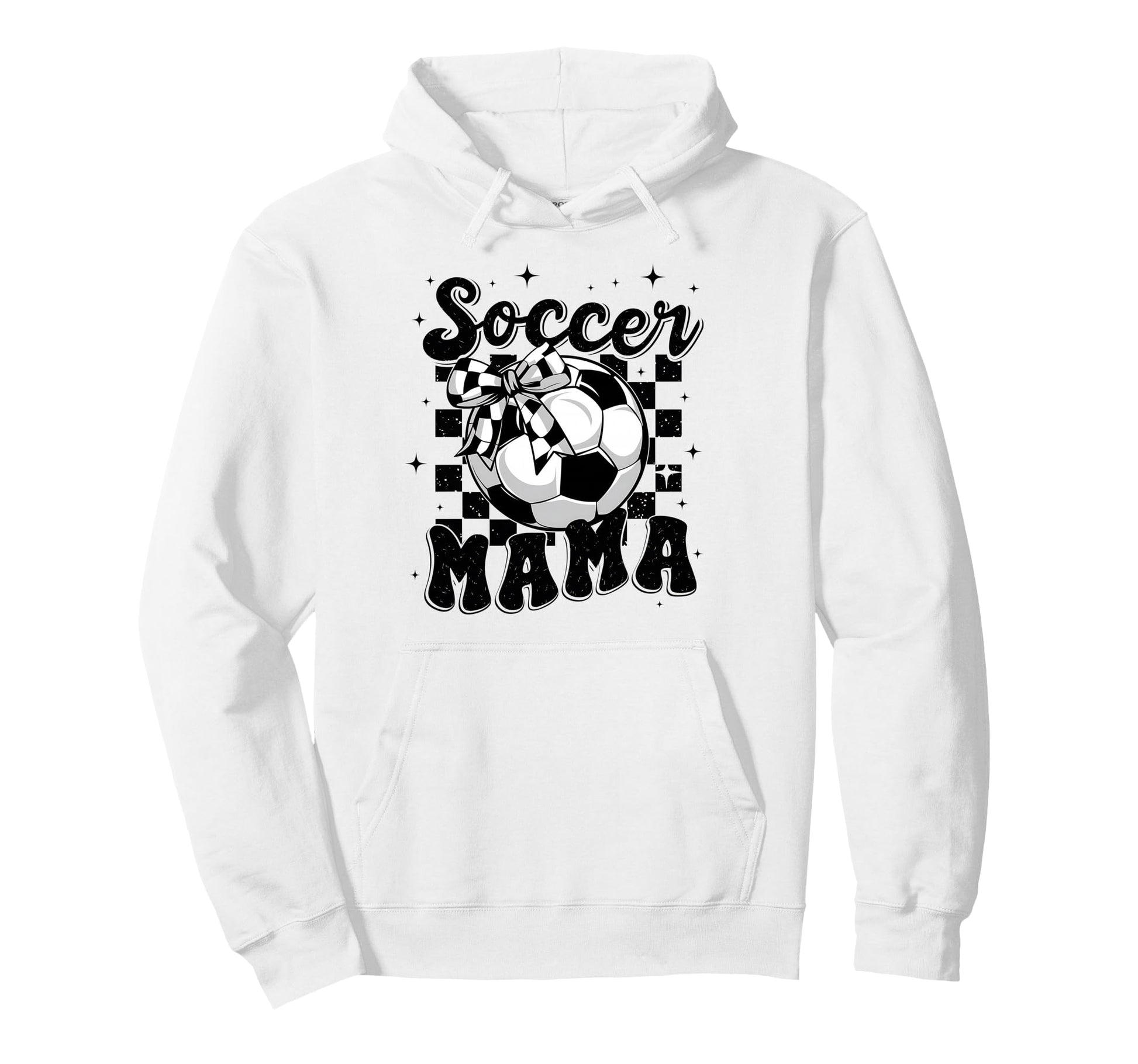 Soccer Mama Mother Mommy Preppy Hoodie - Casual Everyday Wear Men Women - T-Shirt, Sweatshirt, Hoodie