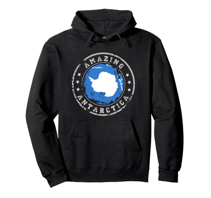Varsity Antarctica Flag Hoodie - Trendy Graphic Men Women - T-Shirt, Sweatshirt, Hoodie