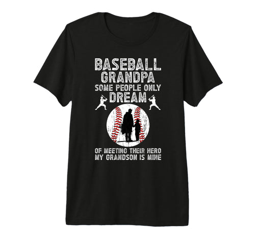 Mens Baseball Grandpa Proud Grandpa T-Shirt - Minimalist Print Men Women - T-Shirt, Sweatshirt, Hoodie