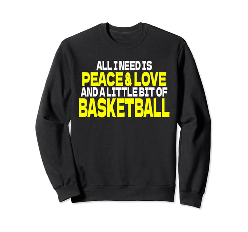 Streetball Basketball Trainer Peace Sweatshirt - Graphic Print for Adults - T-Shirt, Sweatshirt, Hoodie