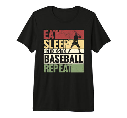 Fathers Day Baseball Dad Parent Tri T-Shirt - Novelty Apparel for Adults - T-Shirt, Sweatshirt, Hoodie