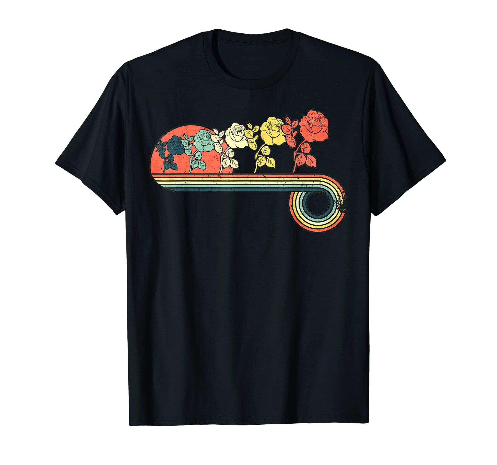 Fleur Petal Beautiful Sunset Rainbow T-Shirt - Streetwear Style Men Women - T-Shirt, Sweatshirt, Hoodie