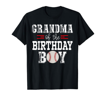 Grandma Birthday Baseball Lover T-Shirt - Custom Art Print for Adults - T-Shirt, Sweatshirt, Hoodie