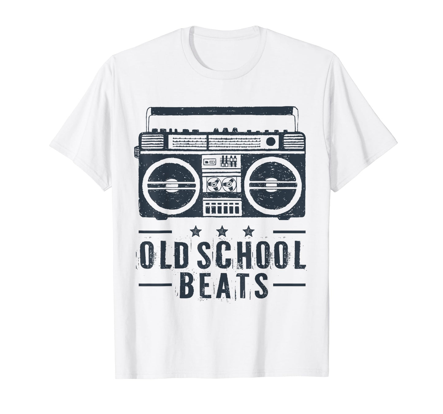 Old School Hip Hop Beats Boombox T-Shirt - Custom Art Print Unisex - T-Shirt, Sweatshirt, Hoodie
