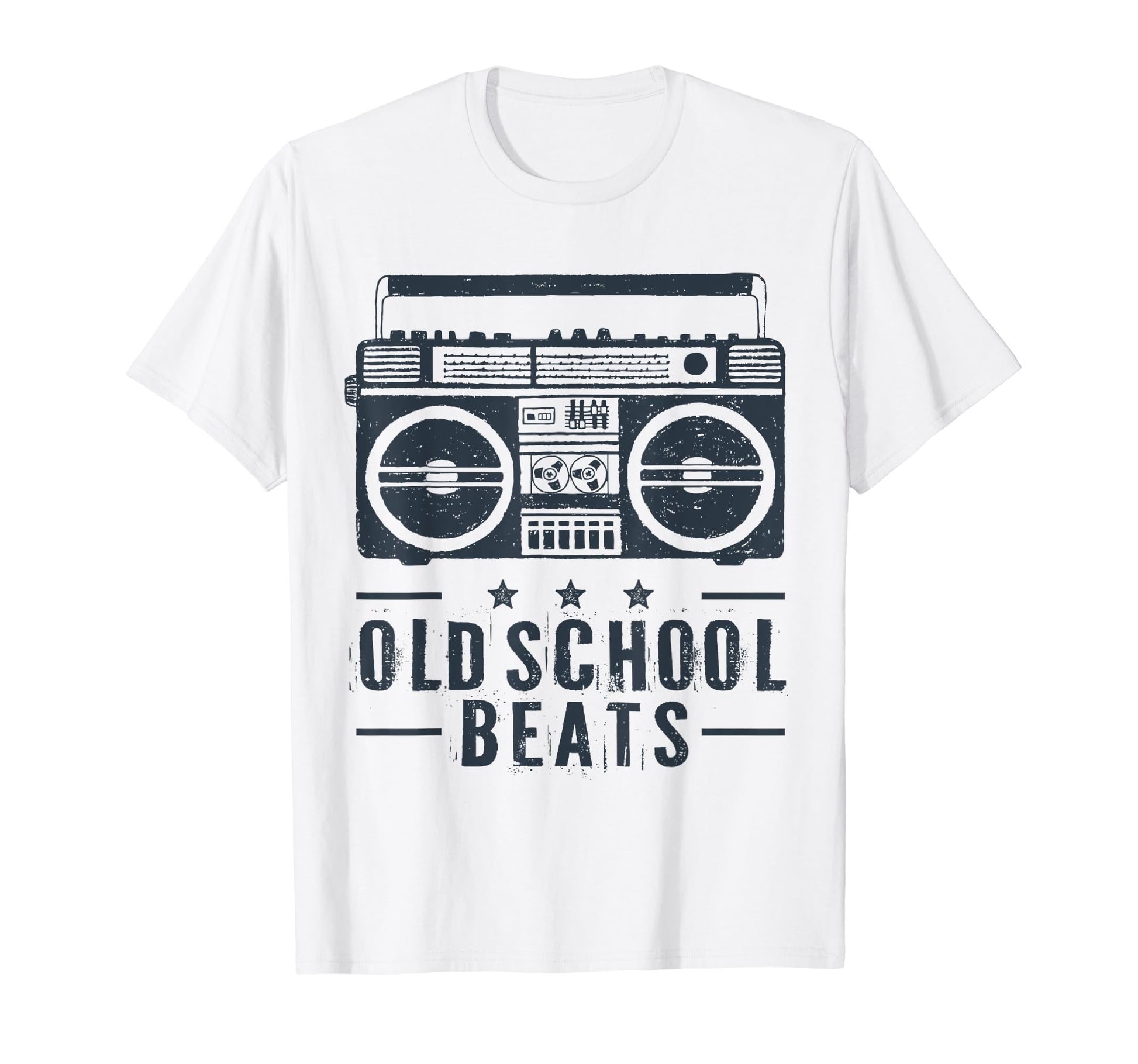 Old School Hip Hop Beats Boombox T-Shirt - Custom Art Print Unisex - T-Shirt, Sweatshirt, Hoodie