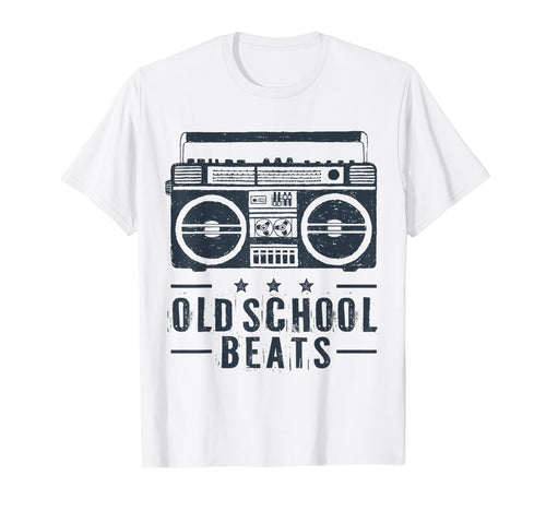 Old School Hip Hop Beats Boombox T-Shirt - Custom Art Print Unisex - T-Shirt, Sweatshirt, Hoodie