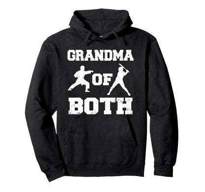 Grandma Both Funny Baseball And Hoodie - Casual Everyday Wear for Adults - T-Shirt, Sweatshirt, Hoodie