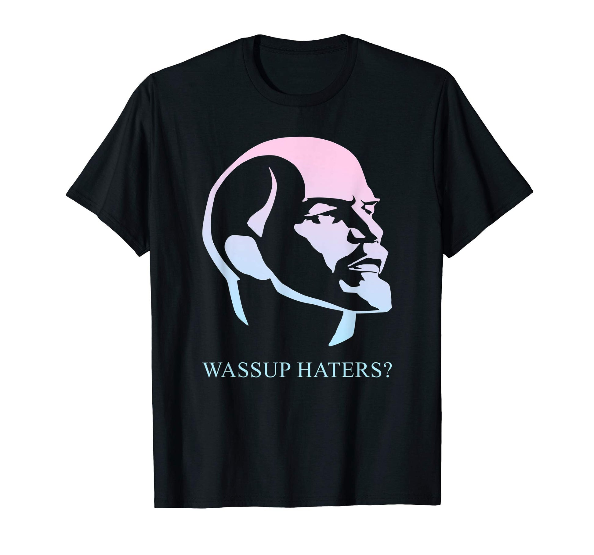 Lenin Wassup Haters Pastel Vaporwave T-Shirt - Minimalist Print Men Women - T-Shirt, Sweatshirt, Hoodie