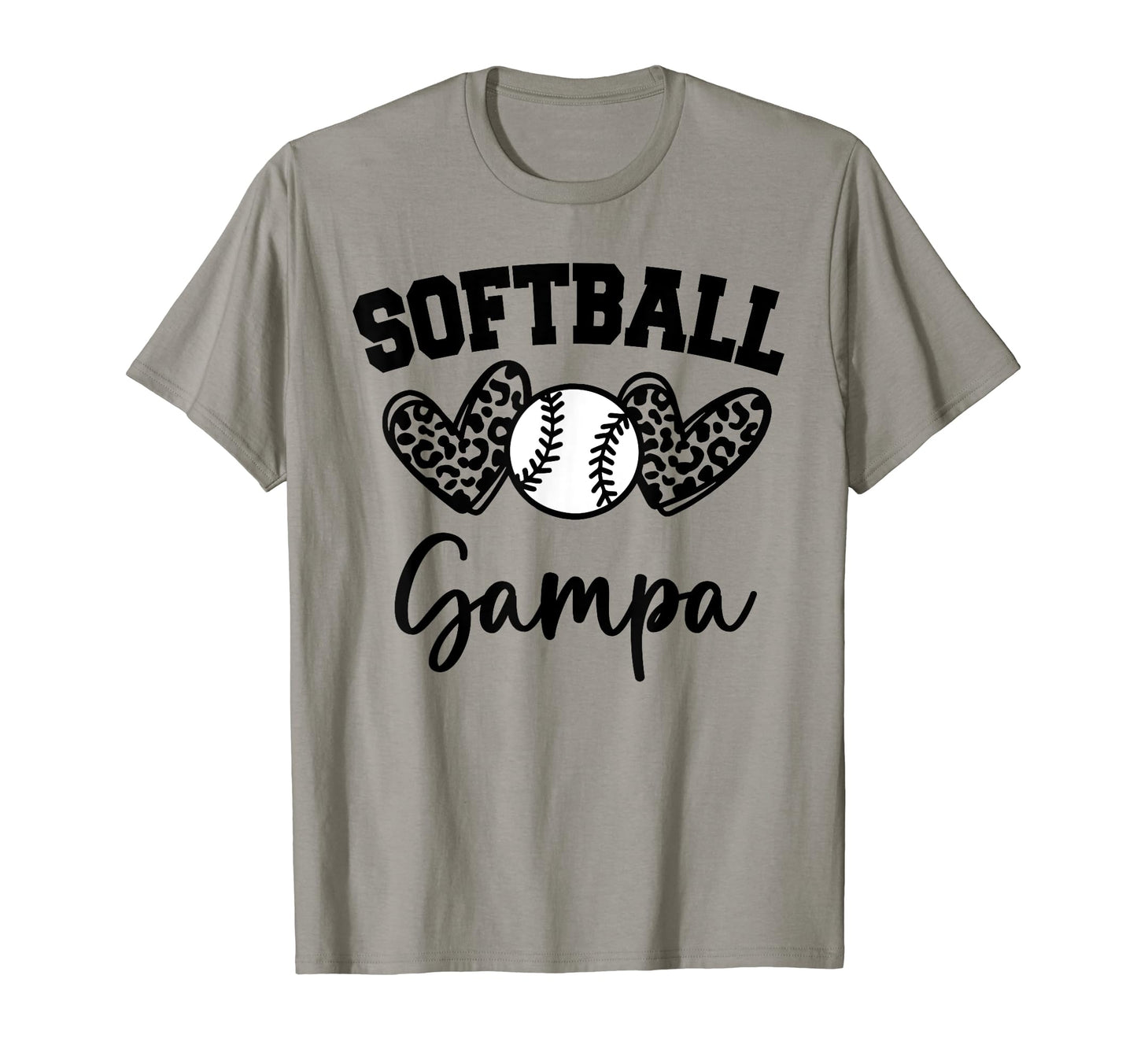Personalized Baseball Heart Gampa T-Shirt - Graphic Print for Adults - T-Shirt, Sweatshirt, Hoodie