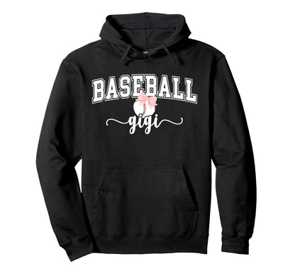 Baseball Gigi Grandma Gigi Baseball Hoodie - Minimalist Print Unisex - T-Shirt, Sweatshirt, Hoodie