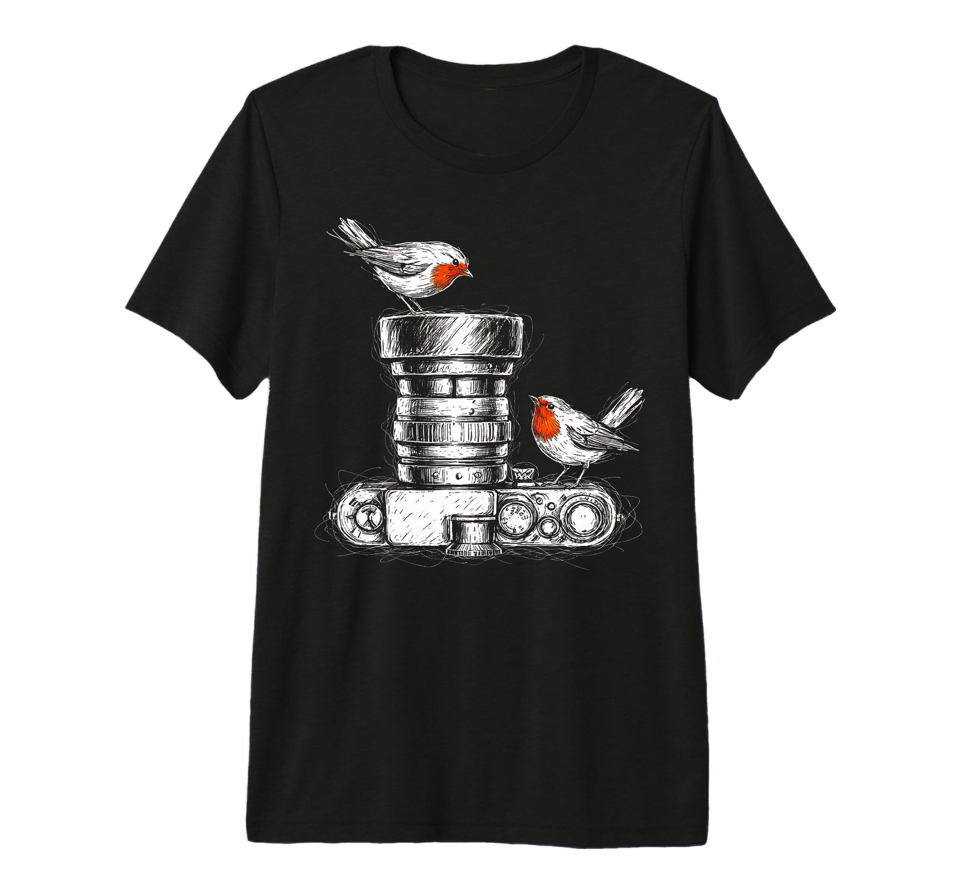 Birdwatcher Photographer Bird Camera T-Shirt - Novelty Apparel for Adults - T-Shirt, Sweatshirt, Hoodie