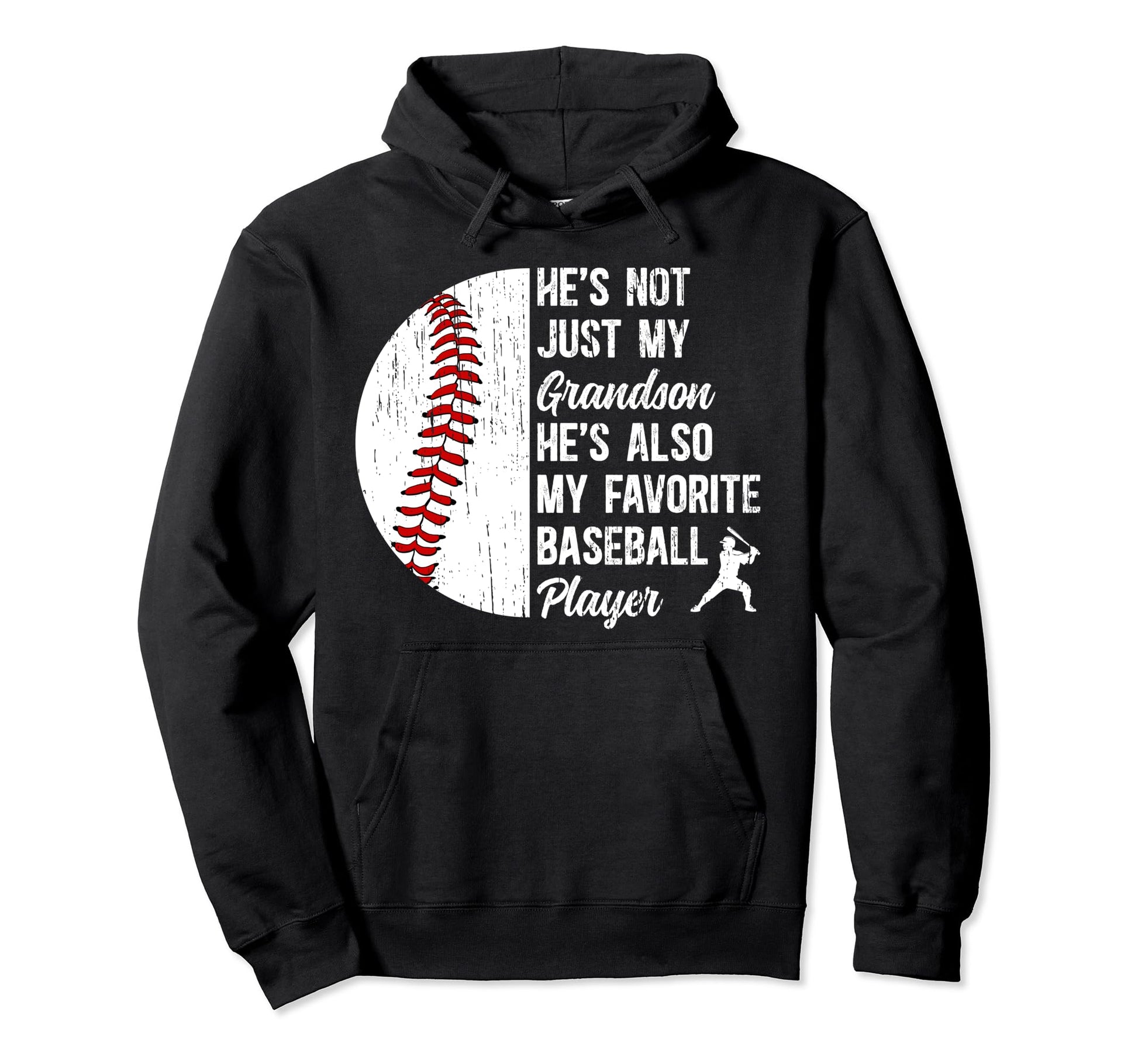 My Favorite Baseball Player Grandpa Hoodie - Unique Graphic for Adults - T-Shirt, Sweatshirt, Hoodie