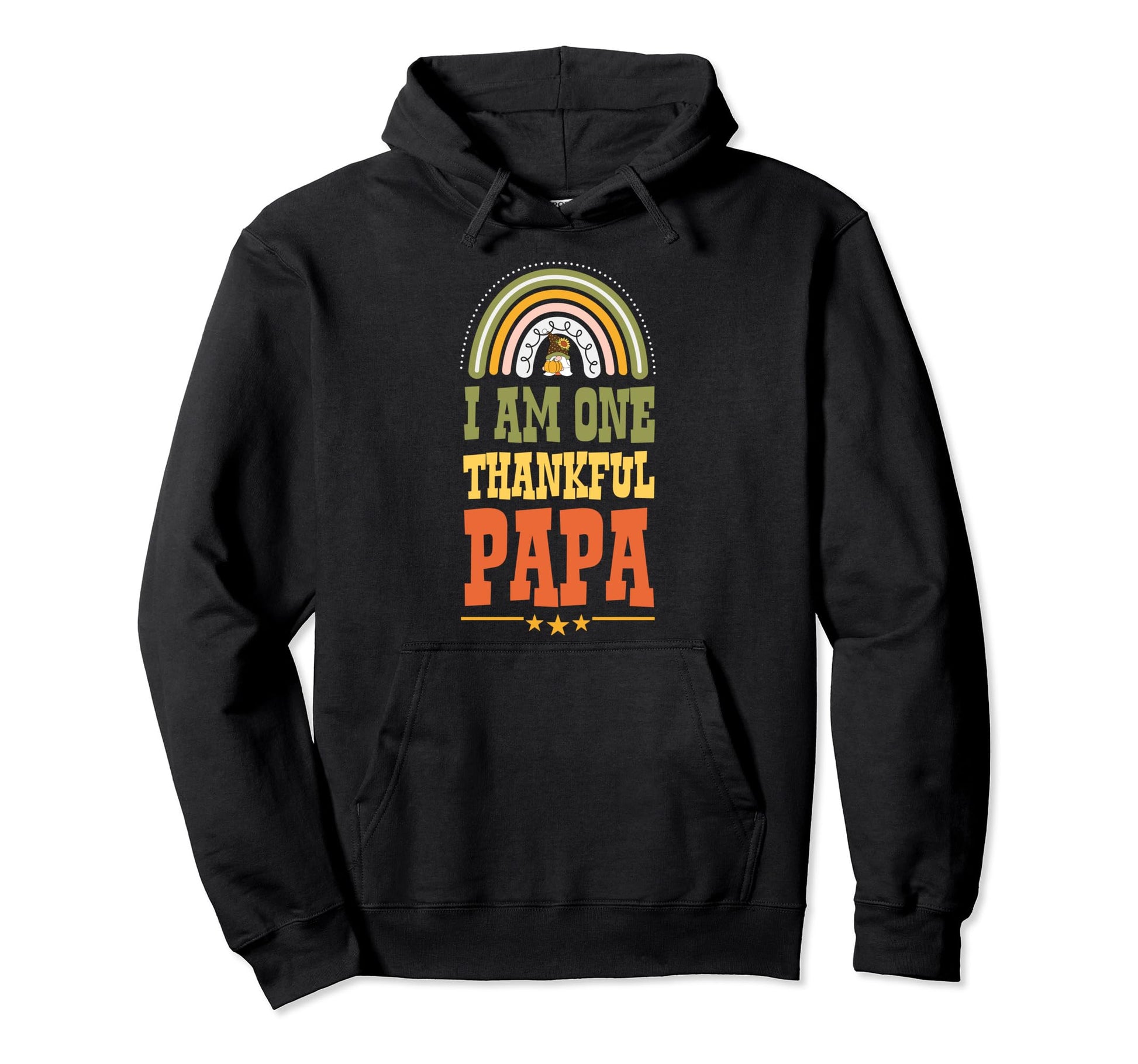 I Am One Thankful Papa Bohemian Hoodie - Novelty Apparel for Adults - T-Shirt, Sweatshirt, Hoodie