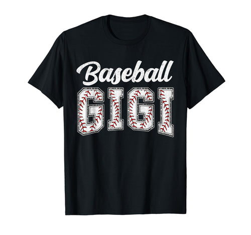 Baseball Gigi Baseball Nephew Mothers T-Shirt - Trendy Graphic for Adults - T-Shirt, Sweatshirt, Hoodie