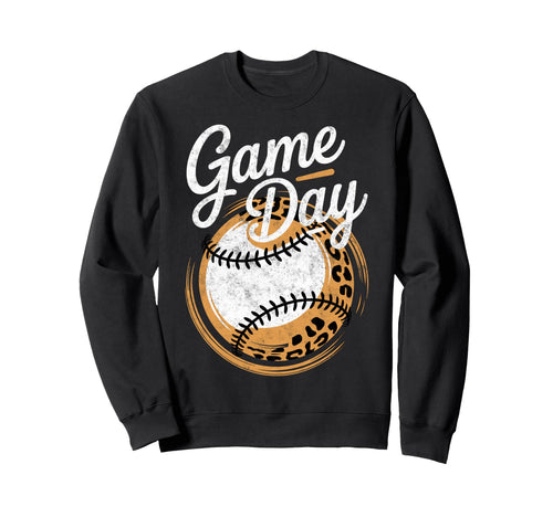 Baseball Game Day Mom Grandma Animal Sweatshirt - Graphic Print Men Women - T-Shirt, Sweatshirt, Hoodie