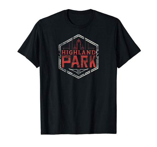 Highland Park Grit 90S Grunge T-Shirt - Trendy Graphic for Adults - T-Shirt, Sweatshirt, Hoodie