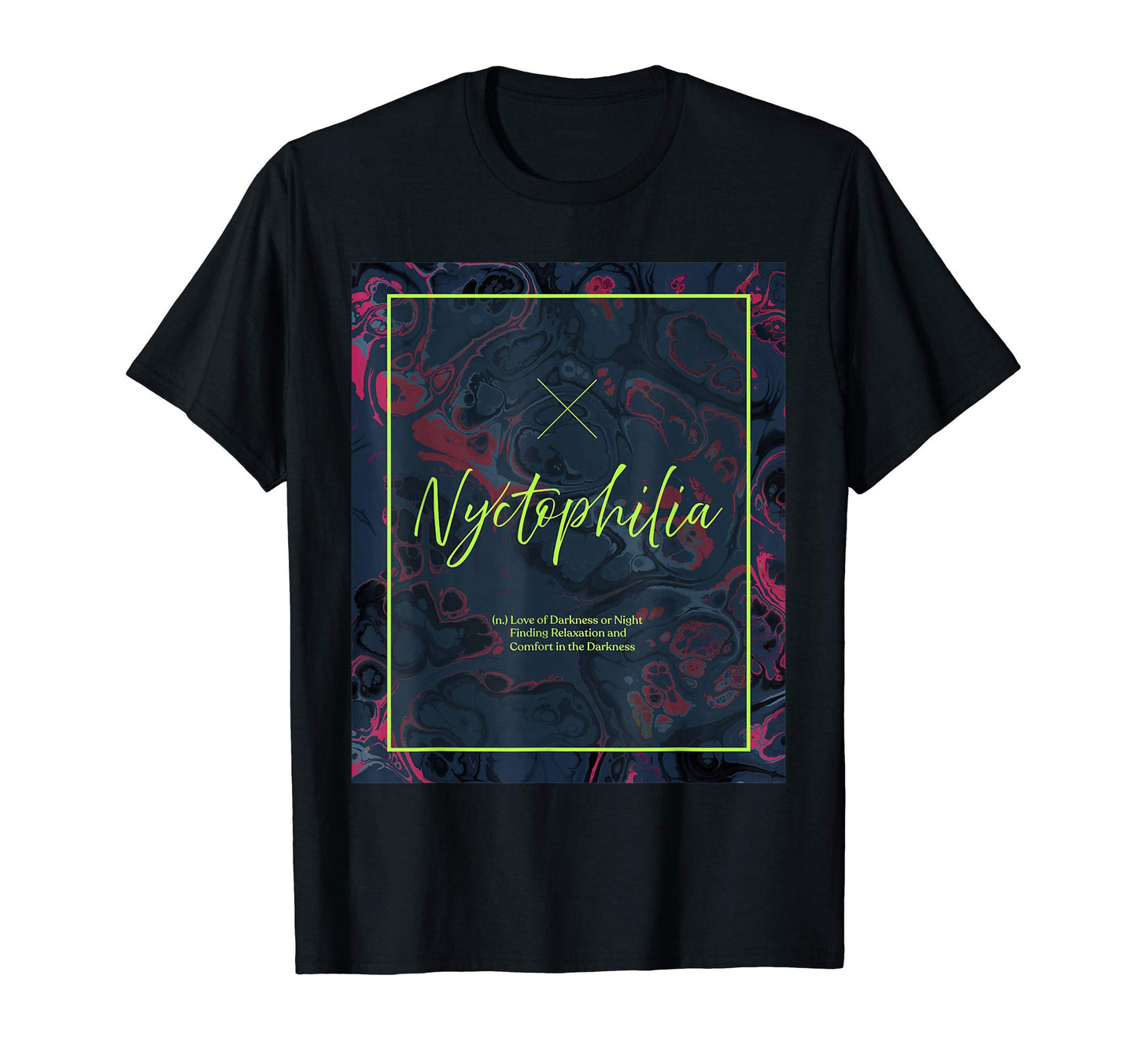 Nyctophilia Vaporwave Synthwave 80S T-Shirt - Minimalist Print for Adults - T-Shirt, Sweatshirt, Hoodie