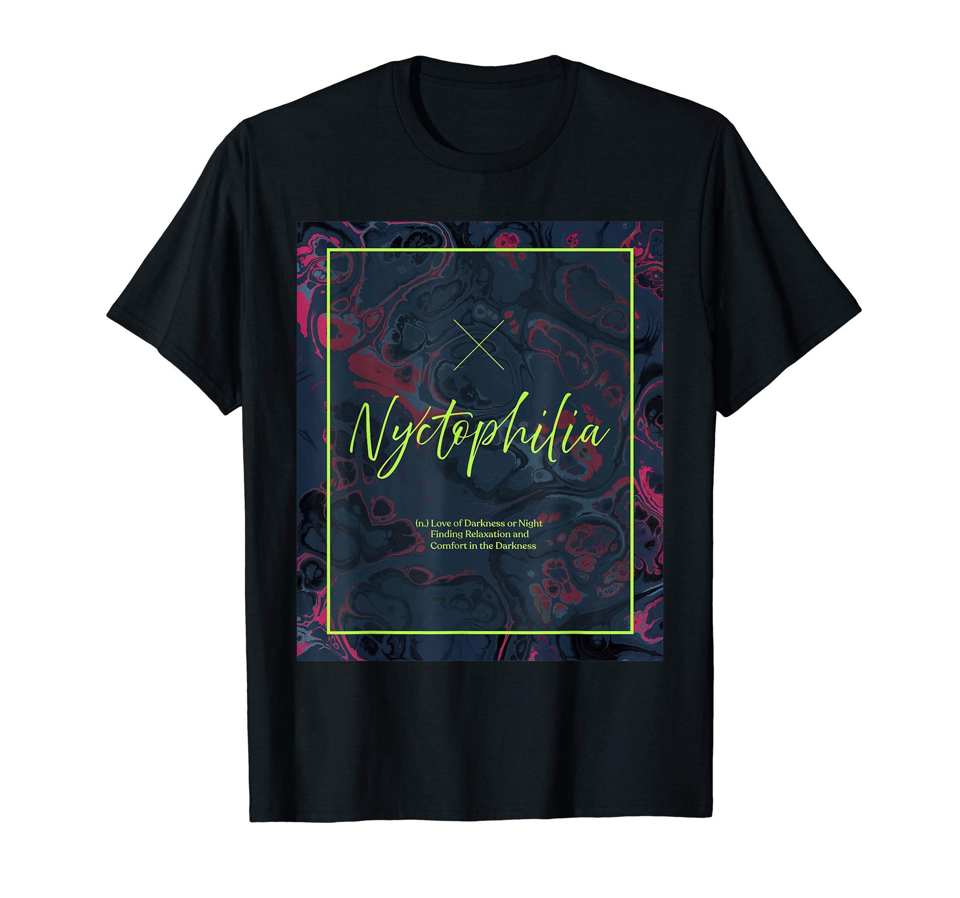 Nyctophilia Vaporwave Synthwave 80S T-Shirt - Minimalist Print for Adults - T-Shirt, Sweatshirt, Hoodie