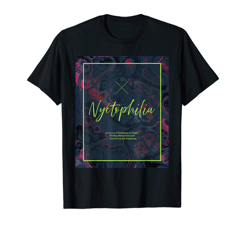 Nyctophilia Vaporwave Synthwave 80S T-Shirt - Minimalist Print for Adults - T-Shirt, Sweatshirt, Hoodie