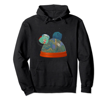 Atom Punk Aesthetic Vaporwave Frog Hoodie - Aesthetic Graphic Unisex - T-Shirt, Sweatshirt, Hoodie