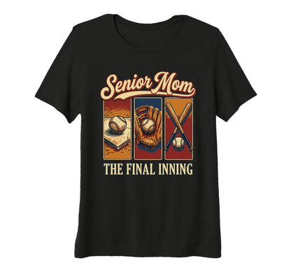 Womens Baseball Senior Mom 2026 Final T-Shirt - Custom Art Print Unisex - T-Shirt, Sweatshirt, Hoodie
