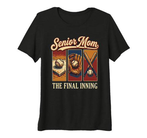 Womens Baseball Senior Mom 2026 Final T-Shirt - Custom Art Print Unisex - T-Shirt, Sweatshirt, Hoodie