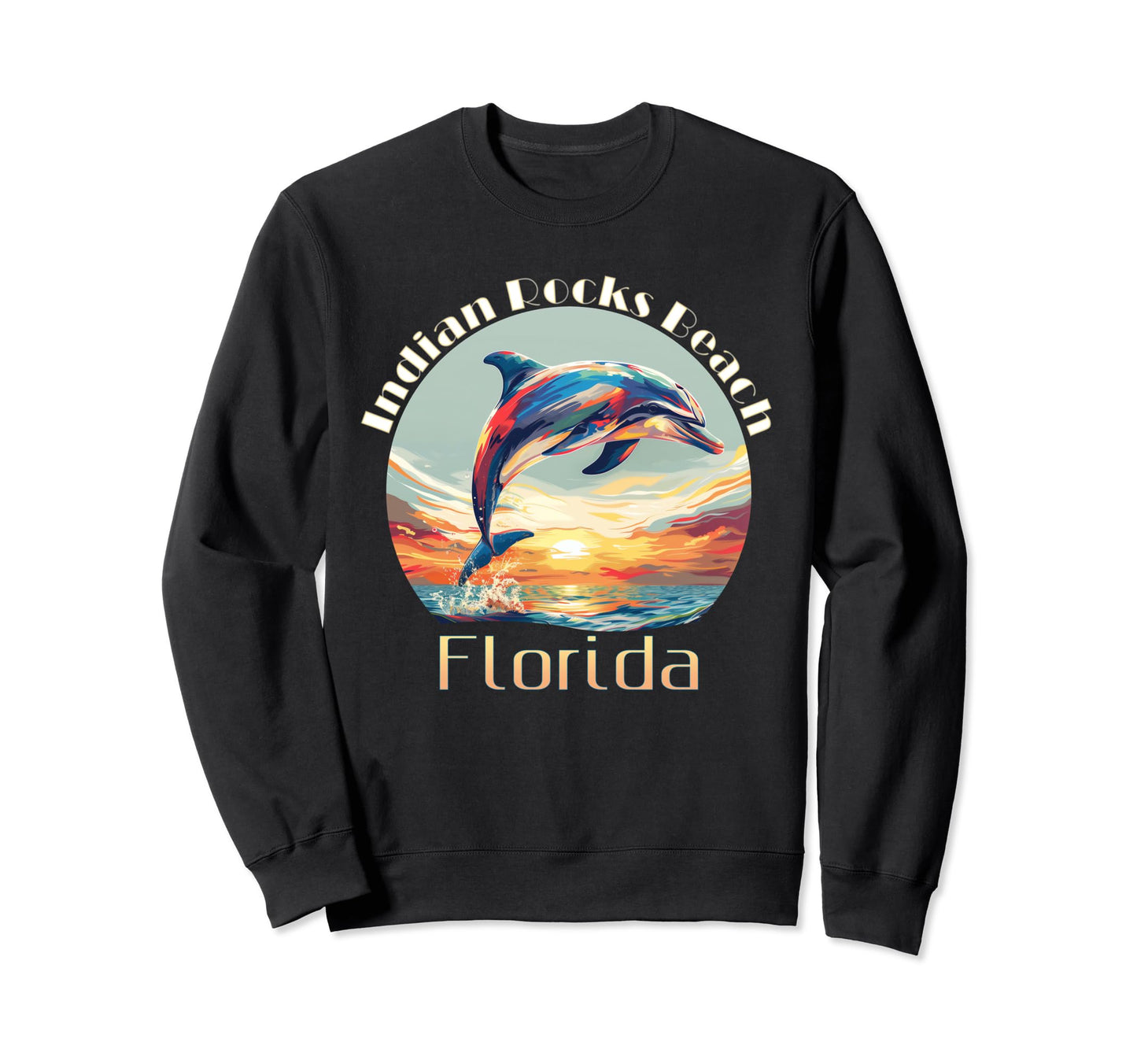 Indian Rocks Beach Florida Summer Sweatshirt - Custom Art Print for Adults - T-Shirt, Sweatshirt, Hoodie