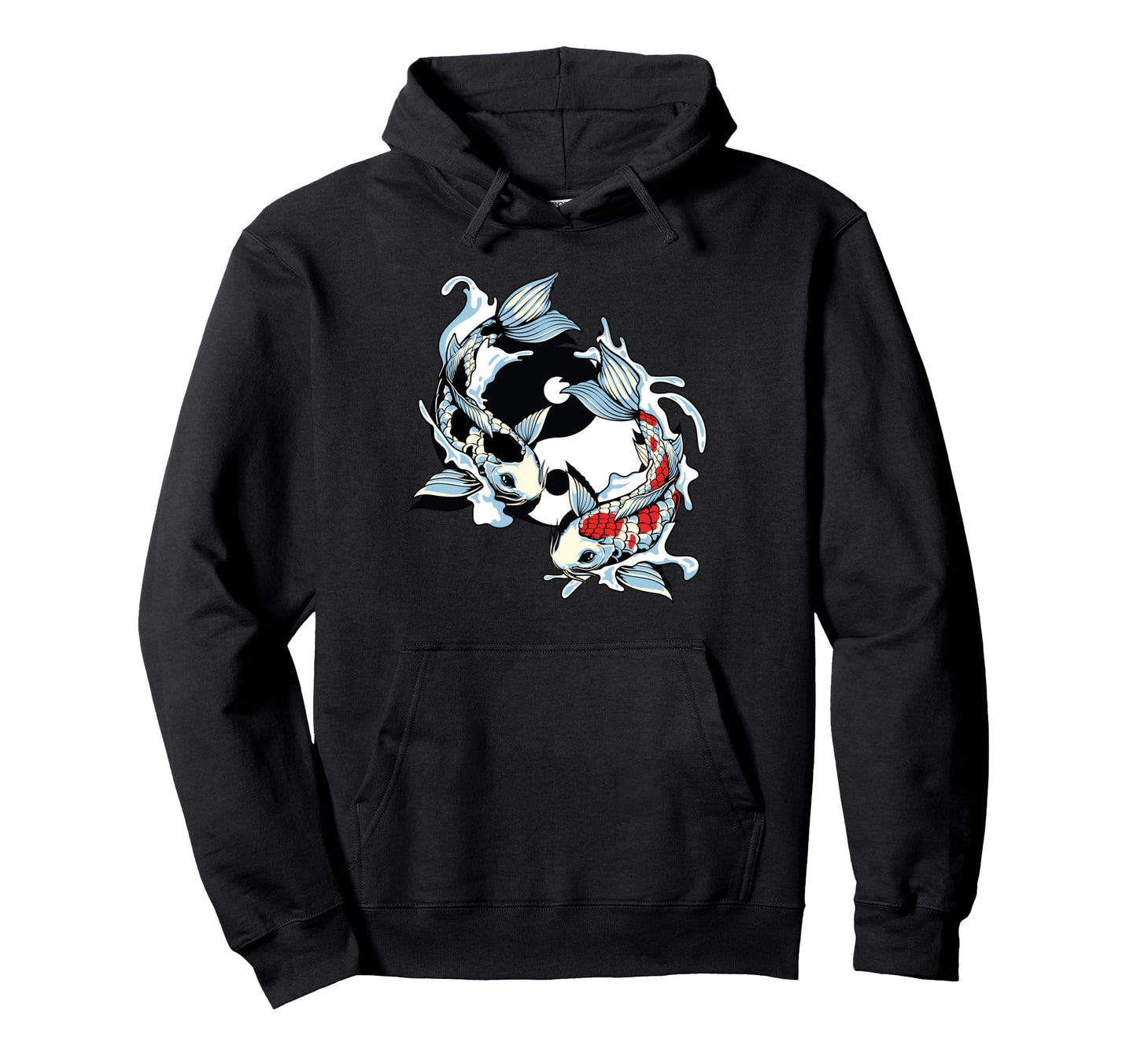 Koi Cherry Blossom Japanese Art Hoodie - Graphic Print Men Women - T-Shirt, Sweatshirt, Hoodie