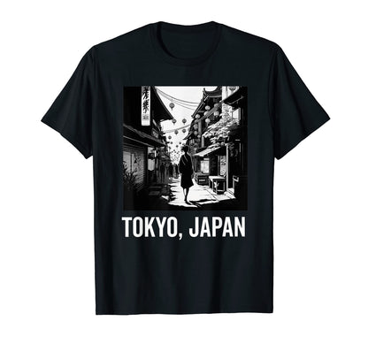 Japanese Aesthetic Tokyo Vaporwave T-Shirt - Minimalist Print for Adults - T-Shirt, Sweatshirt, Hoodie