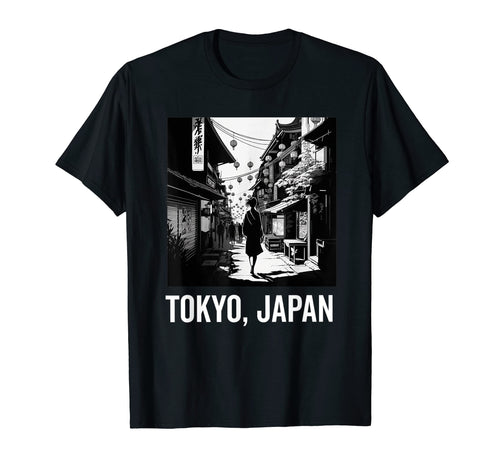 Japanese Aesthetic Tokyo Vaporwave T-Shirt - Minimalist Print for Adults - T-Shirt, Sweatshirt, Hoodie