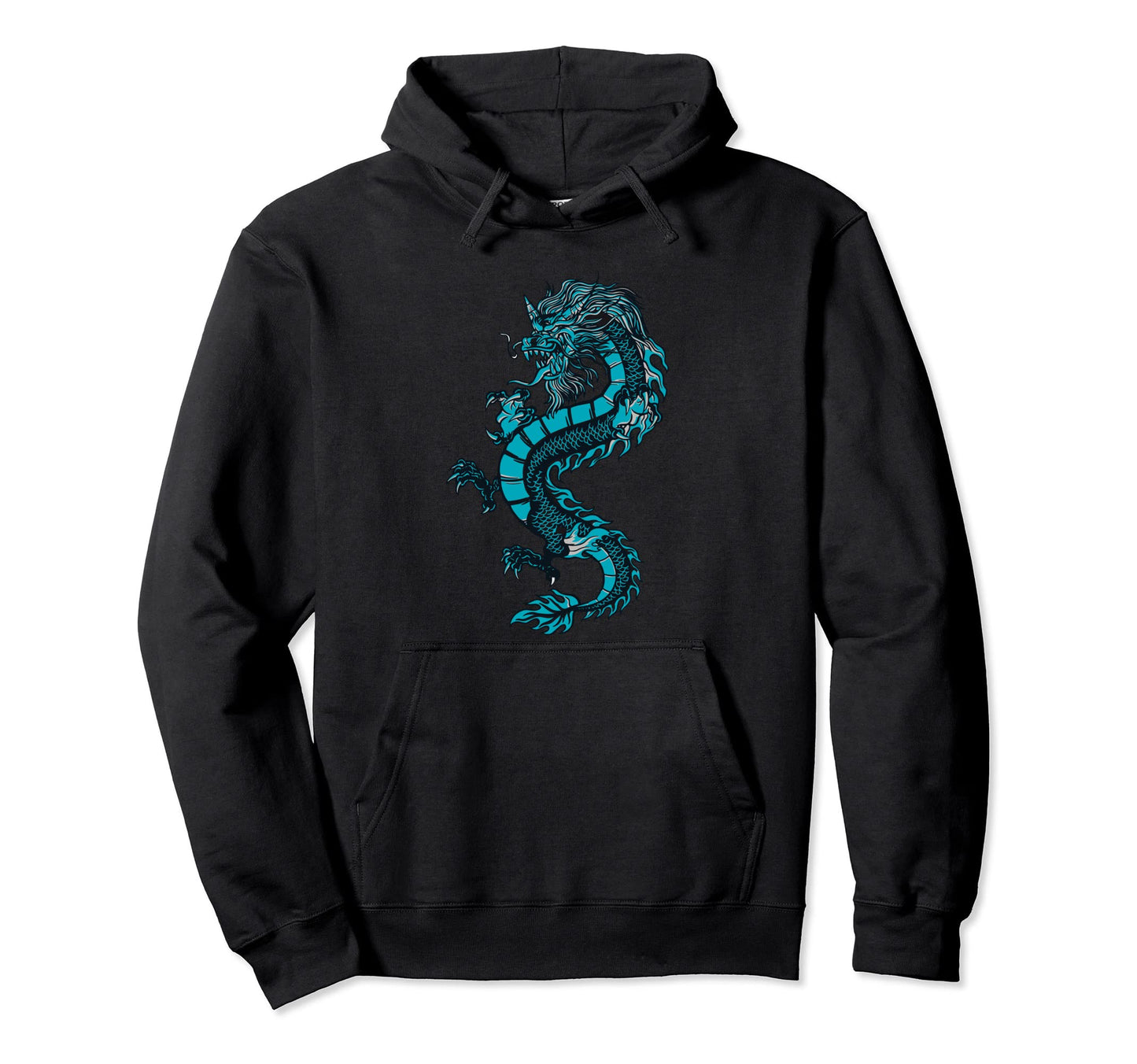 Chinese Dragon Dragon Grunge Aesthetic Hoodie - Novelty Apparel Men Women - T-Shirt, Sweatshirt, Hoodie