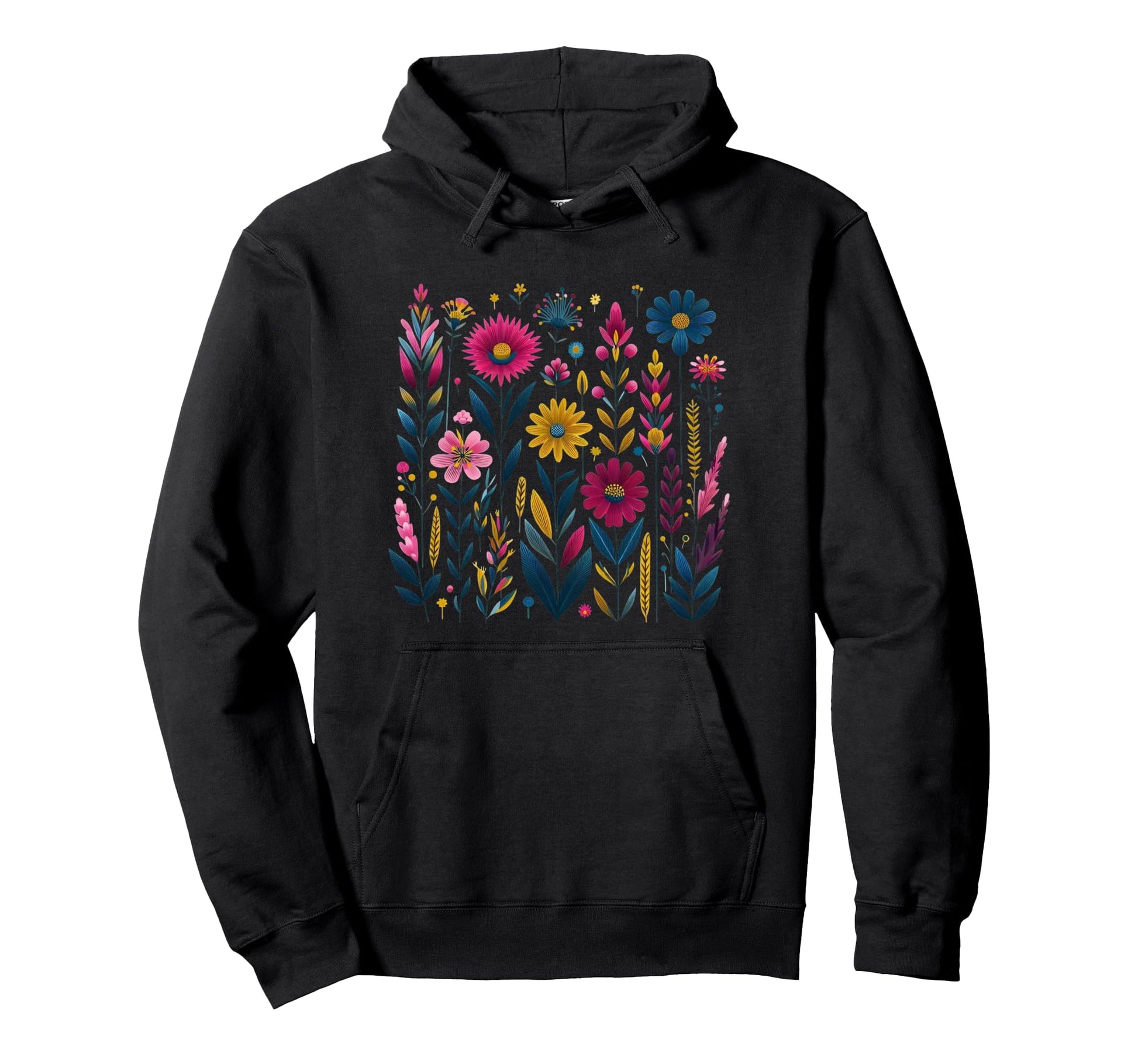 Wildflower Boho Summer Hoodie - Unique Graphic for Adults - T-Shirt, Sweatshirt, Hoodie