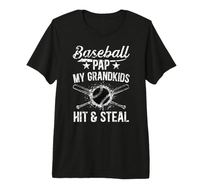 Mens Baseball Pap Grandpa Funny Pap T-Shirt - Streetwear Style Men Women - T-Shirt, Sweatshirt, Hoodie